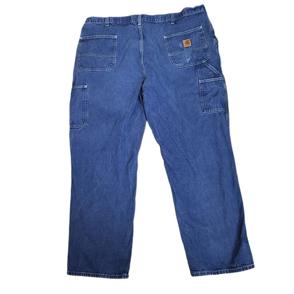 Carhartt MENS DUNGAREE FIT  42×30 BLUE JEAN - Picture 1 of 5